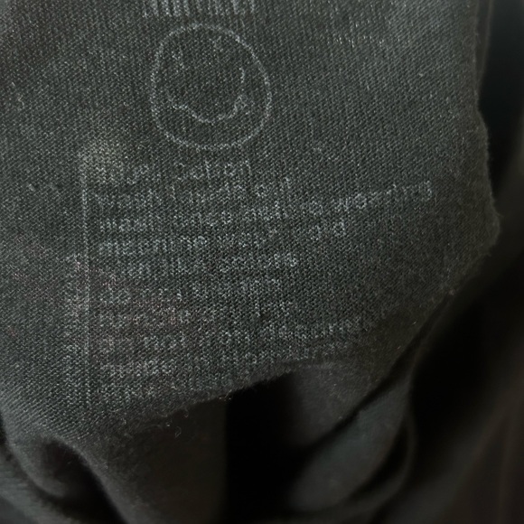 Nirvana Black Tee with Pink and Green Design - Picture 5 of 5